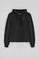 Sudadera negra con capucha y logo Rigby Go