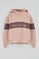 Sweatshirt blassrosa mit Kapuze und Polo Club-Logo
