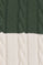 Jersey de rayas verde lodo y color crudo de punto trenzado y parche Polo Club
