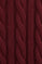 Sweter z mieszanki wełny w kolorze burgundowym z okrągłym dekoltem i wyszywanym logo Rigby Go