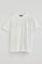 T-shirt branca com emblema personalizado Polo Club