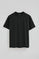 T-shirt JK preta com logo contrastante Polo Club