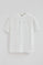 T-shirt JK branca com logo contrastante Polo Club