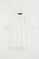 Polo color crudo de manga corta con logo bordado Rigby Go