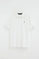 Polo blanco de manga corta con logo bordado Rigby Go