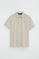 Polo beige a maniche corte con logo ricamato Rigby Go