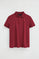 Polo bordeaux à coupe slim avec broderie Rigby Go