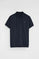 Polo cotolino azul marino con bordado Rigby Go