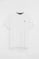 Camiseta blanca de manga corta y bordado Rigby Go