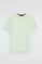 Camiseta turquesa pastel de manga corta y bordado Rigby Go