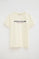 Maglietta ecrù slim fit con ricamo Established 2012 Polo Club
