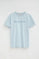Maglietta azzurro slim fit con ricamo Established 2012 Polo Club