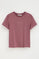 Camiseta rosa retro de manga corta con brillantes Polo Club