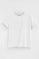 Camiseta blanca de manga corta y corte recto con brillantes Polo Club