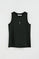 Camiseta sin mangas negra de corte slim con bordado Rigby Go