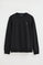 Sweatshirt schwarz im Relaxed Fit mit Rigby Go Stickerei
