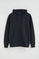 Sudadera azul marino con capucha y cremallera con logo bordado Rigby Go