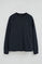 Sudadera azul marino con cuello redondo y parche Polo Club