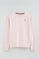 Sudadera rosa de corte regular con bordado Rigby Go