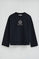 Sudadera azul marino de corte recto con logo Nautic Polo Club