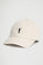 Casquette blanche à six panneaux avec logo Rigby go