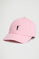 Casquette rose à six panneaux avec logo Rigby go