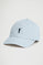 Casquette bleu clair à six panneaux avec logo Rigby go