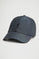 Gorra de chambray azul denim de seis paneles y logo Rigby Go