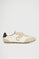 Sneaker Enea in similpelle écru con logo Polo Club
