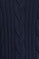 Navy-blue cable-knit round-neck jumper Polo Club