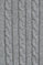 Grey-marl wool-blend cable-knit jumper with polo collar Rigby Go