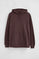 Bluza w kolorze śliwkowym, z kapturem oraz kieszenią z wyszywanym z logo Rigby Go