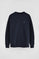 Sudadera azul marino de manga raglán con bordado Rigby Go