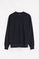 Bluza z wierzchnią warstwą z lekkiej dzianiny frotte o ukośnym splocie w kolorze granatowym, z logo Polo Club