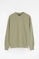 Sweat vert sauge avec extérieur en tissu éponge léger diagonal Polo Club