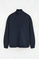 Navy-blue high-neck sweatshirt with zip Polo Club