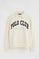 Bluza o luźnym kroju w kolorze ecru, z logo z diagonalu Polo Club