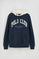 Sudadera azul marino con capucha a contraste Polo Club