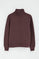 Sudadera color ciruela con media cremallera y bordado Rigby Go