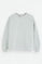 Sudadera azul grisáceo de cuello redondo con logo bordado Rigby Go