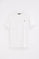 Camiseta blanca de manga corta con bordado Rigby Go