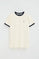 Camiseta color crudo con contrastes y bordado Rigby Go