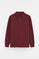 Polo grenat à manches longues avec broderie Ribgby Go