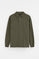 Langärmliges Poloshirt mit Rigby Go Stickerei militärgrün