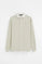 Langärmliges Poloshirt mit Hemdkragen und Rigby Go Stickerei beige