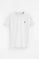 Camiseta blanca de corte regular con bordado Rigby Go