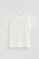 Nude regular-fit T-shirt with Polo Club embroidery