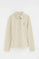 Polo beige de manga larga con corte slim y bordado Rigby Go
