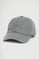 Gorra gris oscuro vigoré en mezcla de lana con logo metálico Polo Club