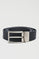 Cinturón reversible de piel Arvon azul marino y negro Polo Club
